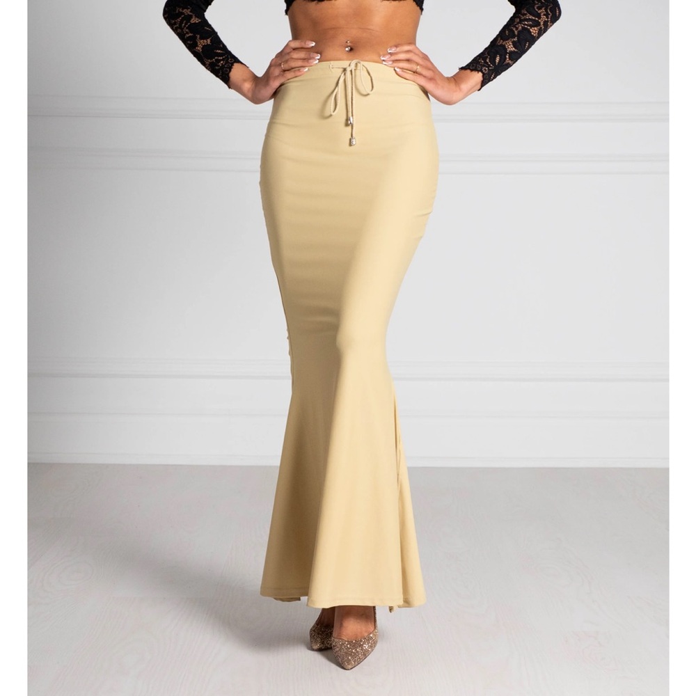 Tia Bhuva Nude Saree Silhouette medium 36”